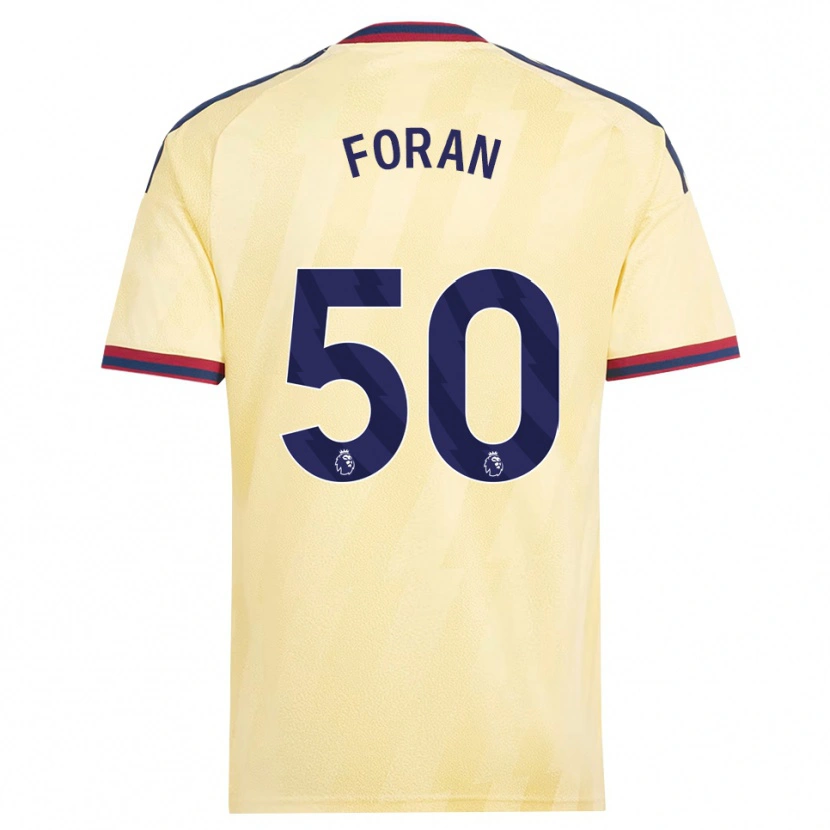Danxen Män Taylor Foran #50 Ljusgul Midnattsblå Tredjesatsen Matchtröjor 2026/27 Tröjor T-Tröja