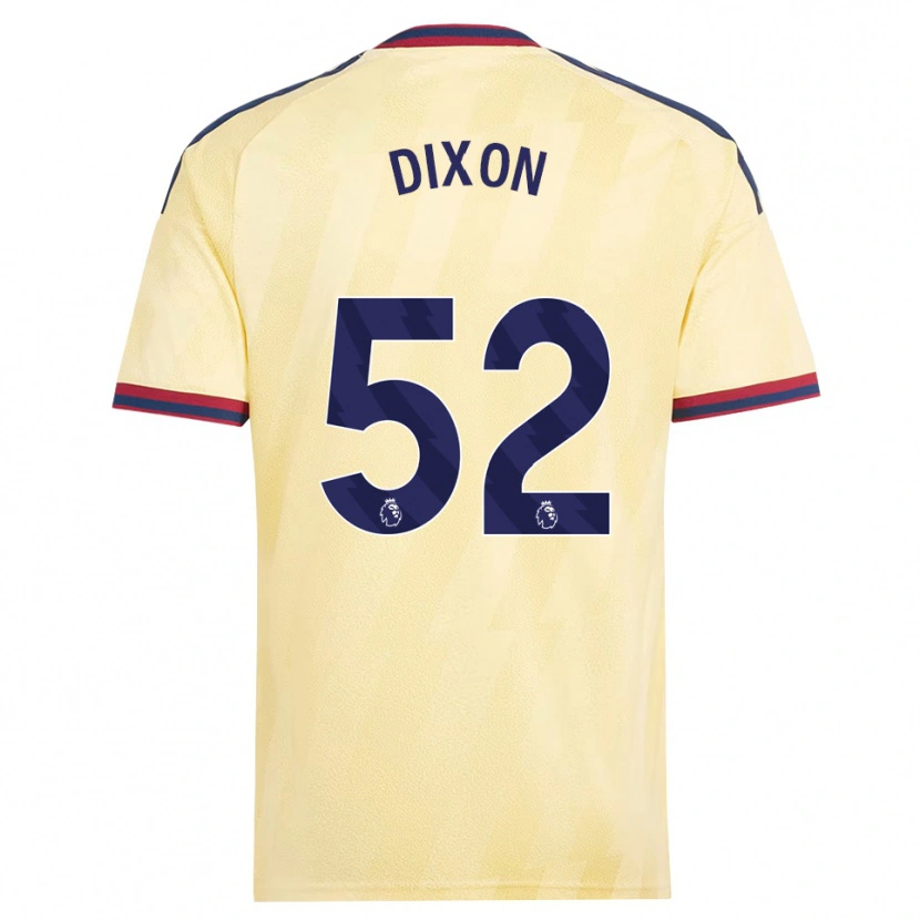 Danxen Män Jaden Dixon #52 Ljusgul Midnattsblå Tredjesatsen Matchtröjor 2026/27 Tröjor T-Tröja