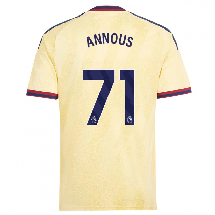 Danxen Män Andre Harriman-Annous #71 Ljusgul Midnattsblå Tredjesatsen Matchtröjor 2026/27 Tröjor T-Tröja