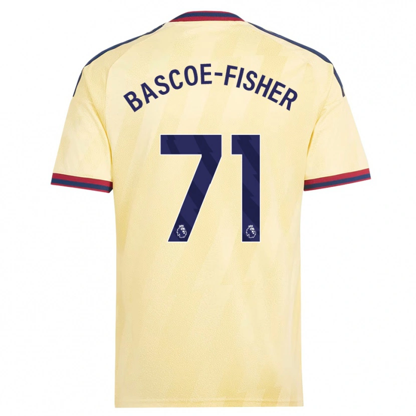 Danxen Män Jakai Bascoe-Fisher #71 Ljusgul Midnattsblå Tredjesatsen Matchtröjor 2026/27 Tröjor T-Tröja