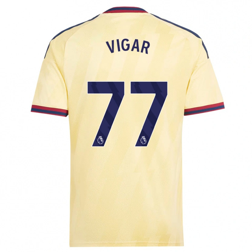 Danxen Män Billy Vigar #77 Ljusgul Midnattsblå Tredjesatsen Matchtröjor 2026/27 Tröjor T-Tröja