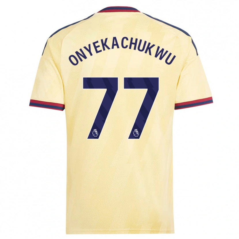 Danxen Män Samuel Onyekachukwu #77 Ljusgul Midnattsblå Tredjesatsen Matchtröjor 2026/27 Tröjor T-Tröja