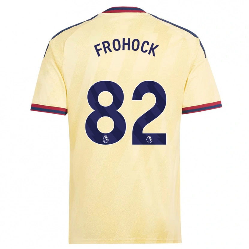 Danxen Män Marley Frohock #82 Ljusgul Midnattsblå Tredjesatsen Matchtröjor 2026/27 Tröjor T-Tröja