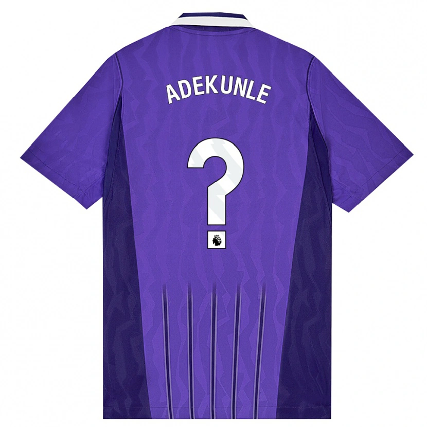 Danxen Män Timileyin Adekunle #0 Lila Vit Tredjesatsen Matchtröjor 2026/27 Tröjor T-Tröja
