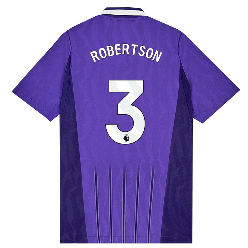 Danxen Män Andrew Robertson #3 Lila Vit Tredjesatsen Matchtröjor 2026/27 Tröjor T-Tröja