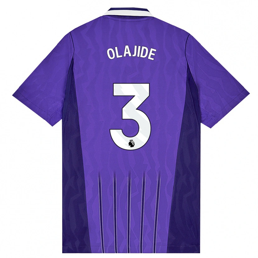 Danxen Män Solomon Olajide #3 Lila Vit Tredjesatsen Matchtröjor 2026/27 Tröjor T-Tröja