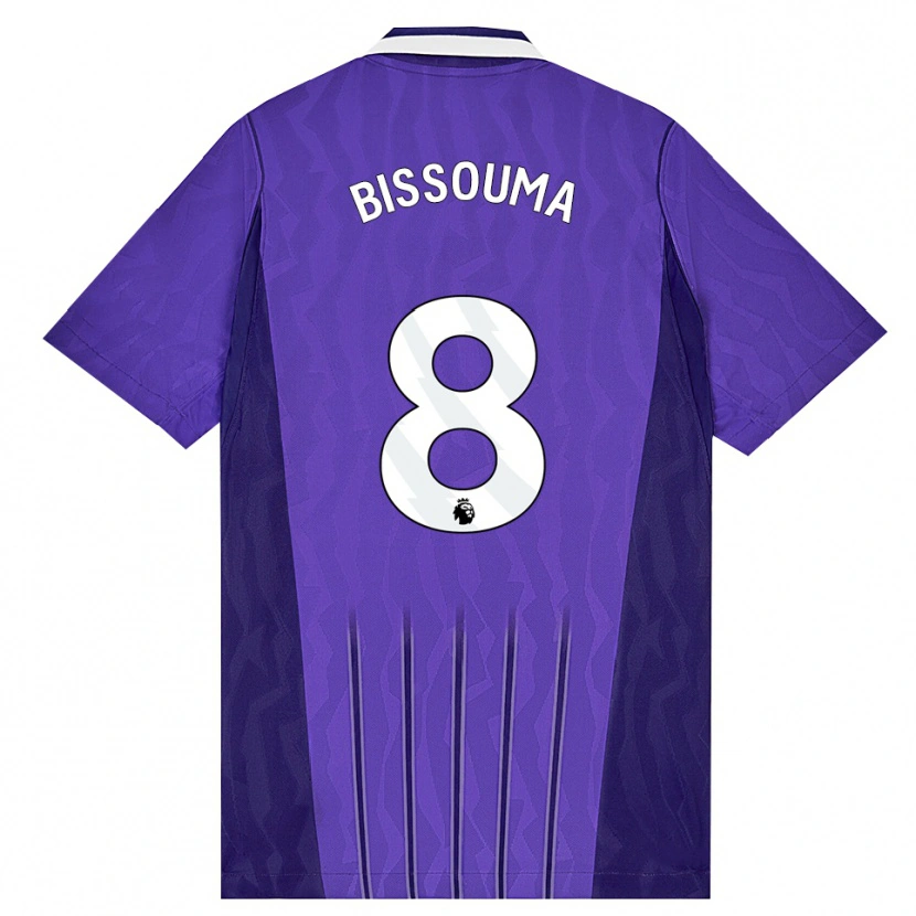 Danxen Män Yves Bissouma #8 Lila Vit Tredjesatsen Matchtröjor 2026/27 Tröjor T-Tröja