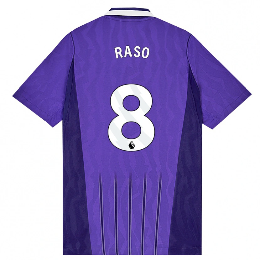Danxen Män Hayley Raso #8 Lila Vit Tredjesatsen Matchtröjor 2026/27 Tröjor T-Tröja