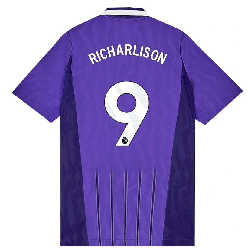 Danxen Män Richarlison De Andrade #9 Lila Vit Tredjesatsen Matchtröjor 2026/27 Tröjor T-Tröja
