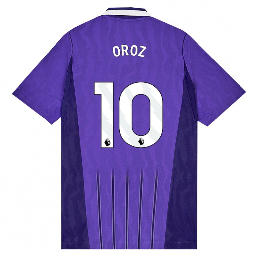 Danxen Män Maite Oroz #10 Lila Vit Tredjesatsen Matchtröjor 2026/27 Tröjor T-Tröja