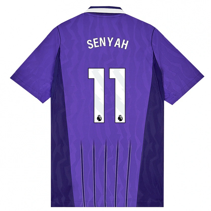Danxen Män Kwasi Senyah #11 Lila Vit Tredjesatsen Matchtröjor 2026/27 Tröjor T-Tröja