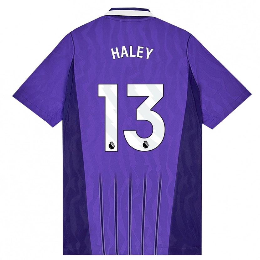 Danxen Män Micah Haley #13 Lila Vit Tredjesatsen Matchtröjor 2026/27 Tröjor T-Tröja