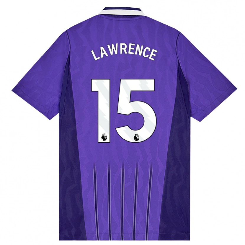 Danxen Män Donte Lawrence #15 Lila Vit Tredjesatsen Matchtröjor 2026/27 Tröjor T-Tröja