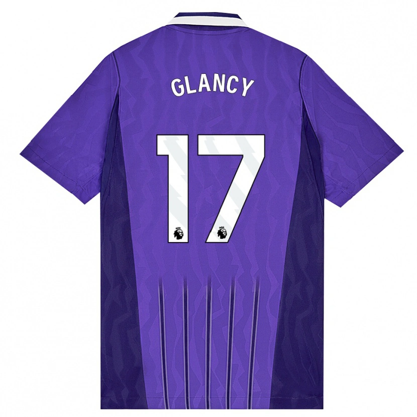Danxen Män Conall Glancy #17 Lila Vit Tredjesatsen Matchtröjor 2026/27 Tröjor T-Tröja