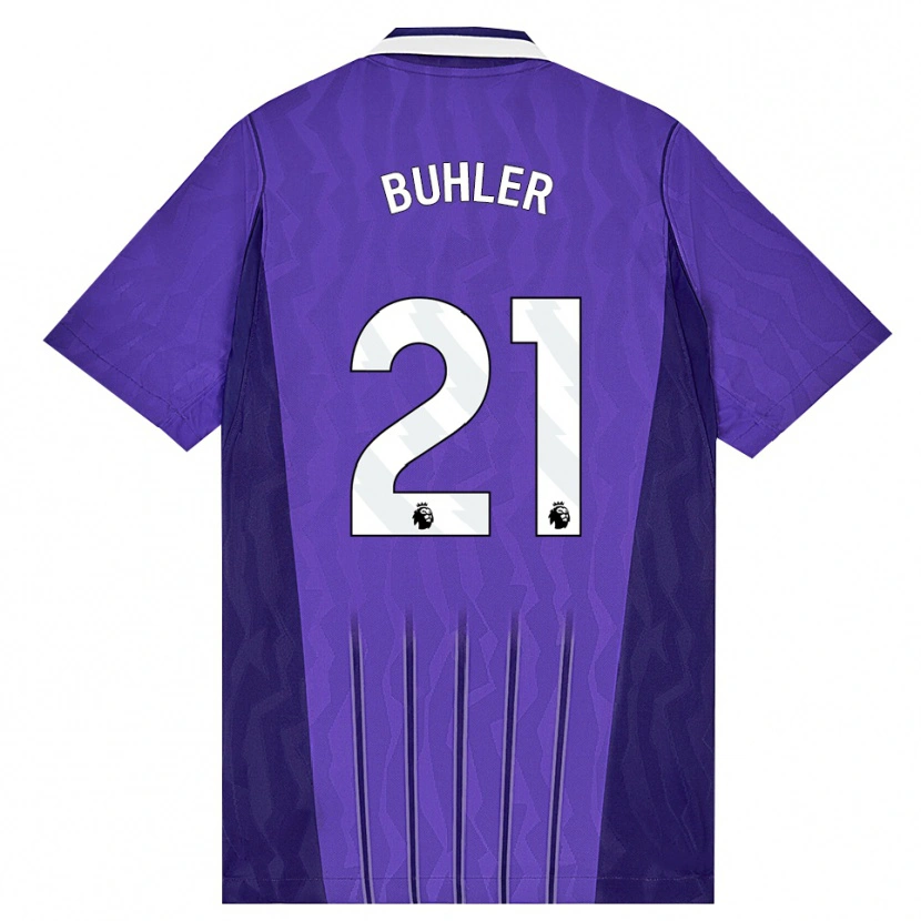 Danxen Män Luana Bühler #21 Lila Vit Tredjesatsen Matchtröjor 2026/27 Tröjor T-Tröja