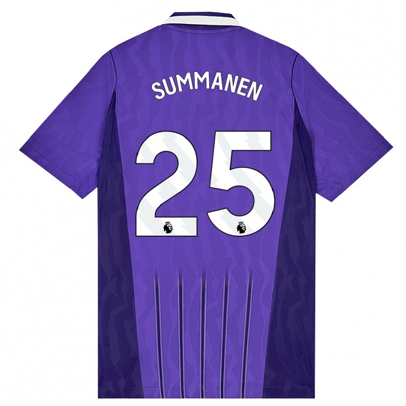 Danxen Män Eveliina Summanen #25 Lila Vit Tredjesatsen Matchtröjor 2026/27 Tröjor T-Tröja