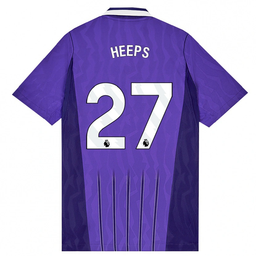 Danxen Män Eleanor Heeps #27 Lila Vit Tredjesatsen Matchtröjor 2026/27 Tröjor T-Tröja