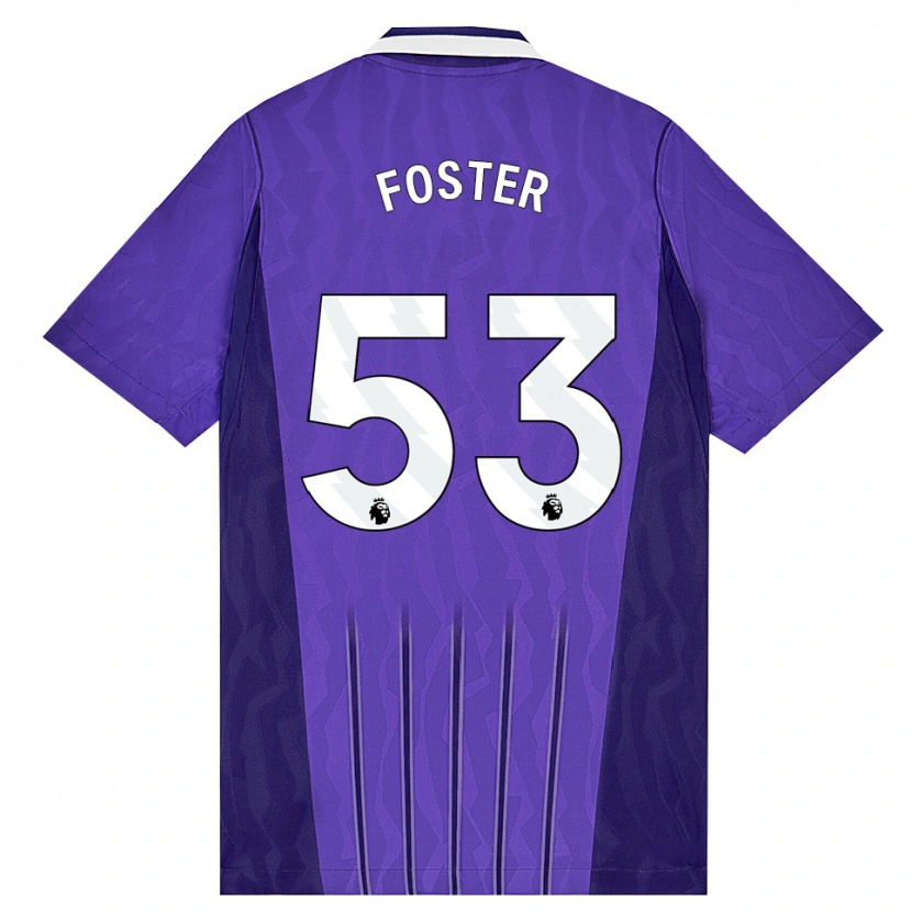 Danxen Män Brooklyn Lyons Foster #53 Lila Vit Tredjesatsen Matchtröjor 2026/27 Tröjor T-Tröja