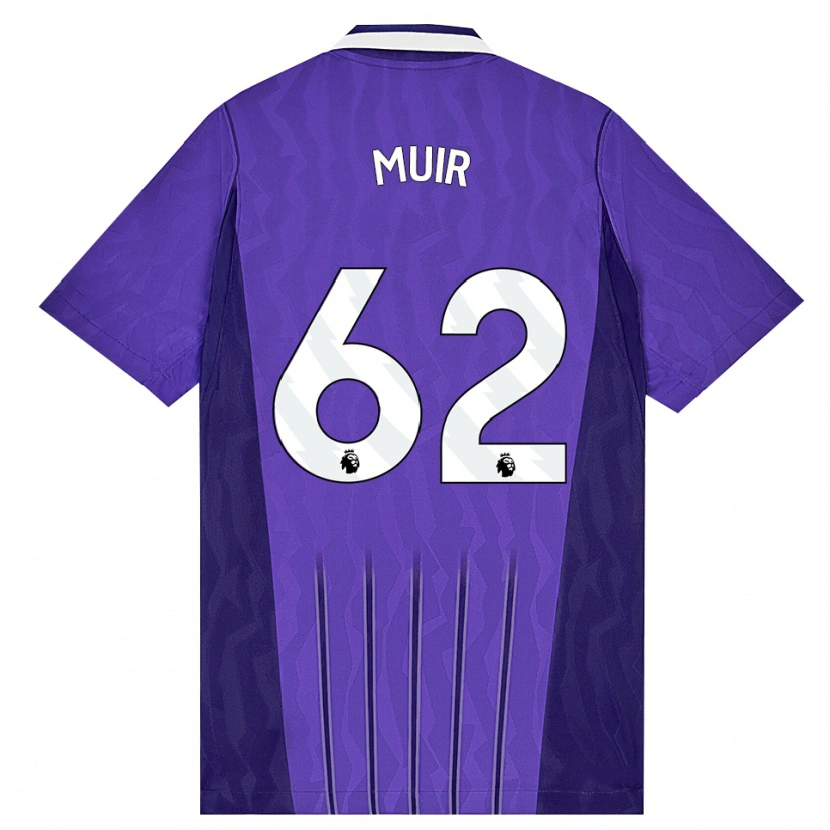 Danxen Män Marqes Muir #62 Lila Vit Tredjesatsen Matchtröjor 2026/27 Tröjor T-Tröja