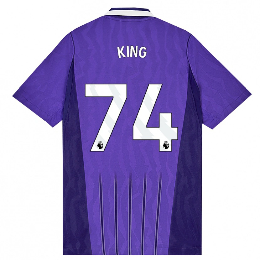 Danxen Män Maeson King #74 Lila Vit Tredjesatsen Matchtröjor 2026/27 Tröjor T-Tröja