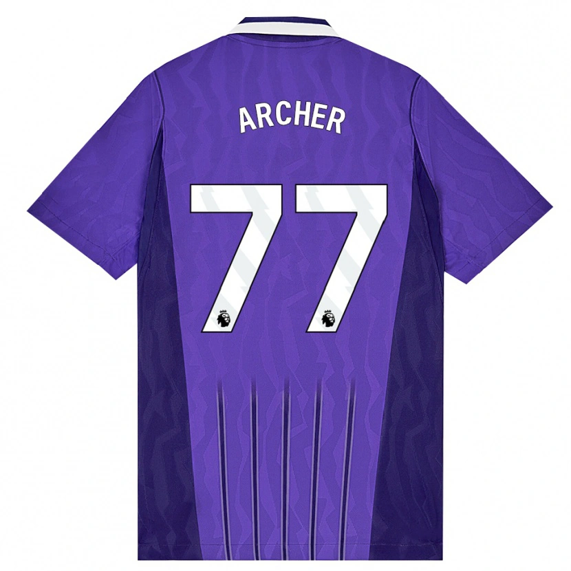 Danxen Män Samual Archer #77 Lila Vit Tredjesatsen Matchtröjor 2026/27 Tröjor T-Tröja