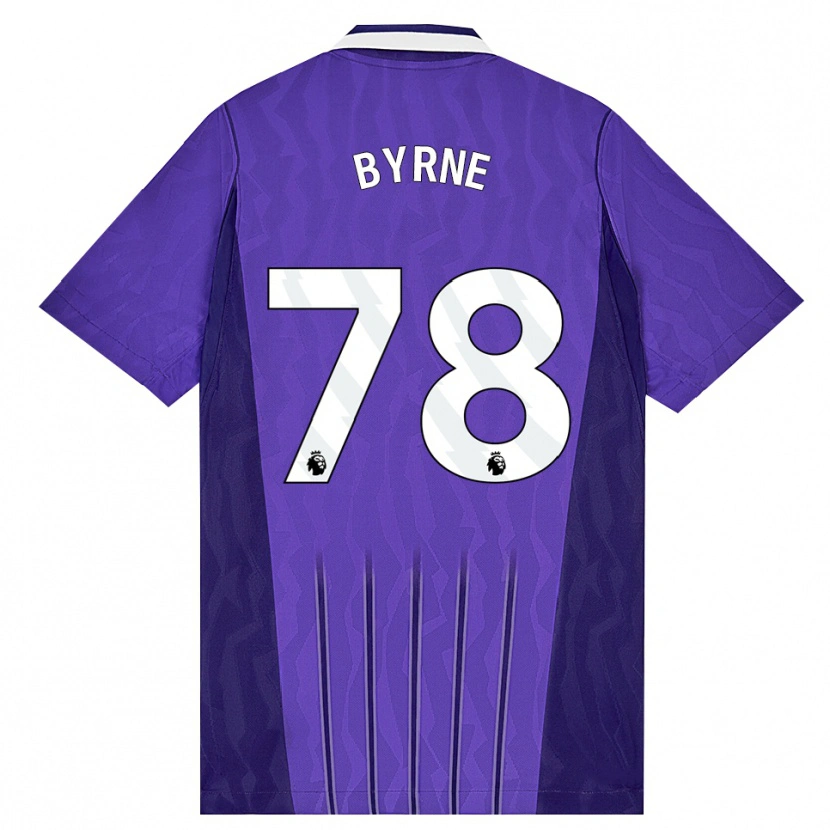 Danxen Män Harry Byrne #78 Lila Vit Tredjesatsen Matchtröjor 2026/27 Tröjor T-Tröja