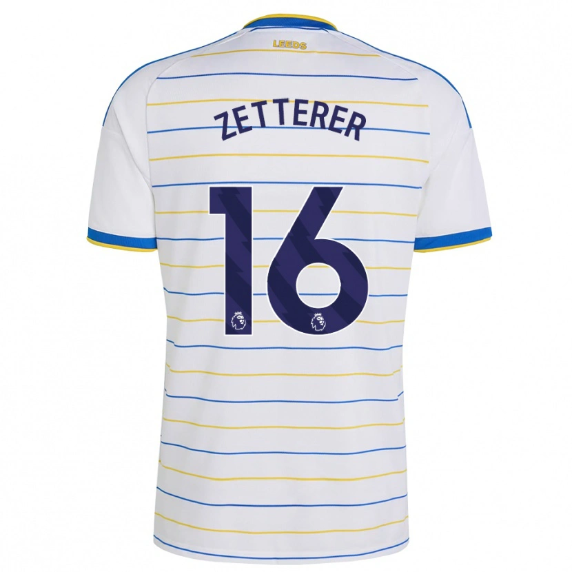 Danxen Män Michael Zetterer #16 Röd Gul Blå Hemmatröja Matchtröjor 2026/27 Tröjor T-Tröja