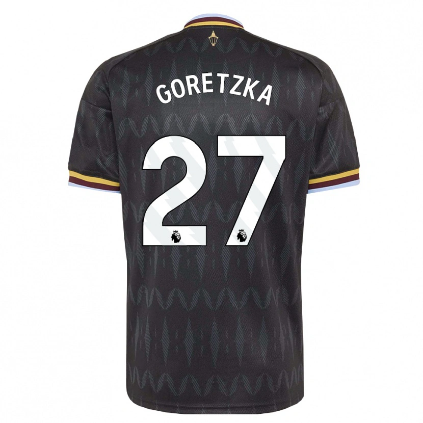 Danxen Män Leon Goretzka #27 Kornblå Svart Gul Bortatröja Matchtröjor 2026/27 Tröjor T-Tröja