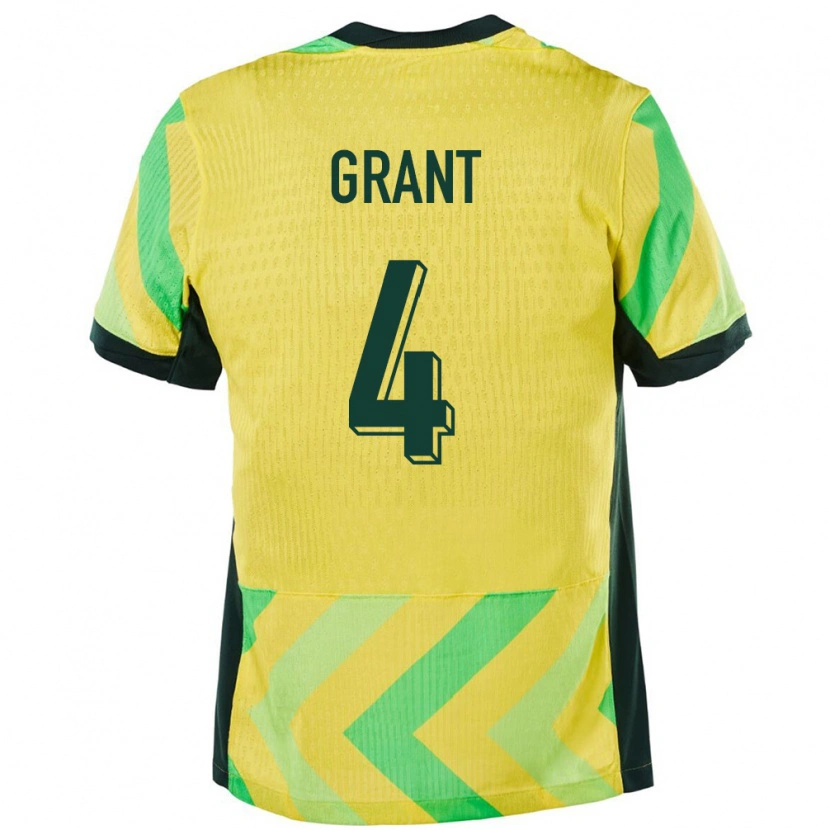 Danxen Barn Australien Rhyan Grant #4 Gyllene Hemmatröja Matchtröjor 24-26 Tröjor T-Tröja