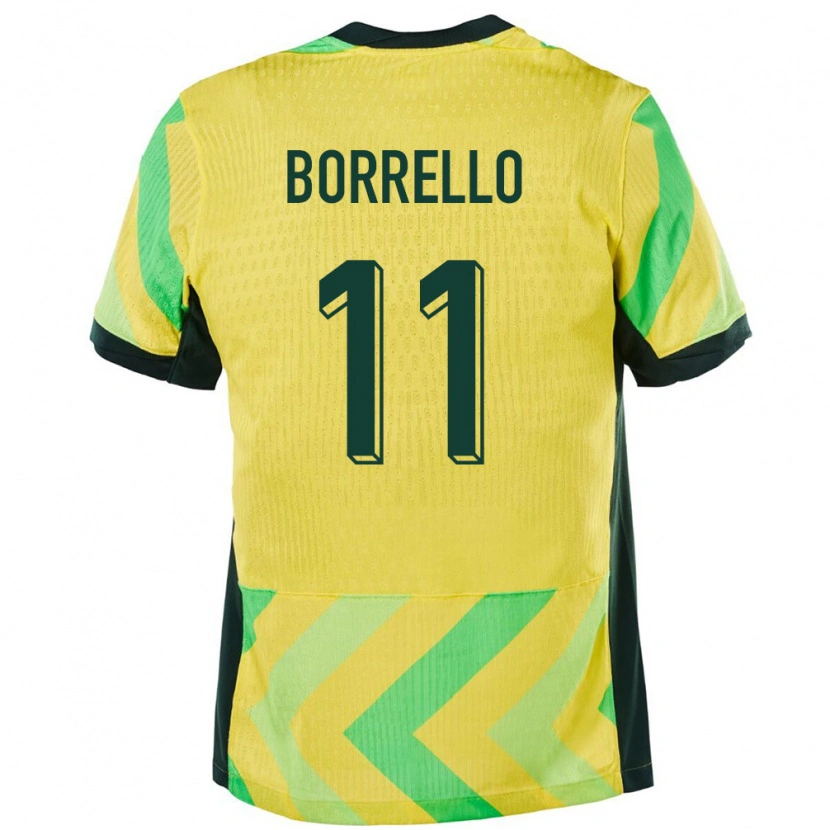 Danxen Barn Australien Brandon Borrello #11 Gyllene Hemmatröja Matchtröjor 24-26 Tröjor T-Tröja