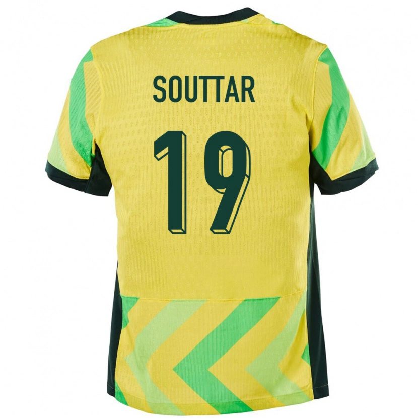 Danxen Barn Australien Harry Souttar #19 Gyllene Hemmatröja Matchtröjor 24-26 Tröjor T-Tröja
