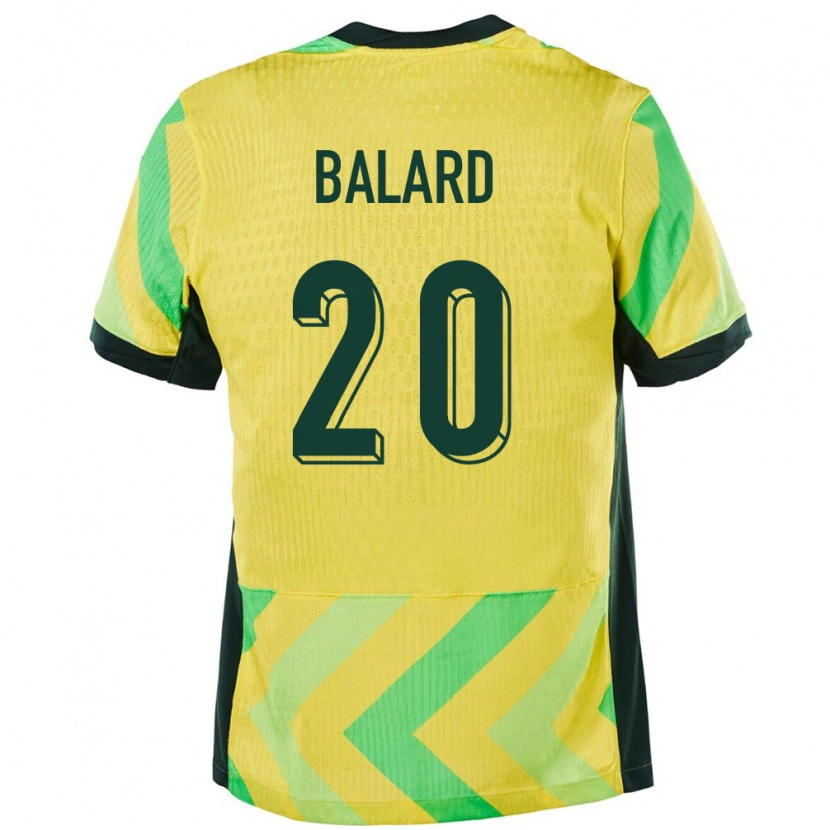 Danxen Barn Australien Max Balard #20 Gyllene Hemmatröja Matchtröjor 24-26 Tröjor T-Tröja