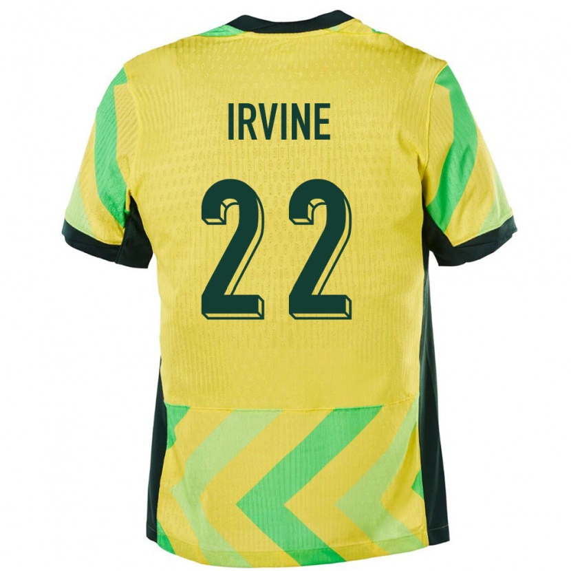 Danxen Barn Australien Jackson Irvine #22 Gyllene Hemmatröja Matchtröjor 24-26 Tröjor T-Tröja