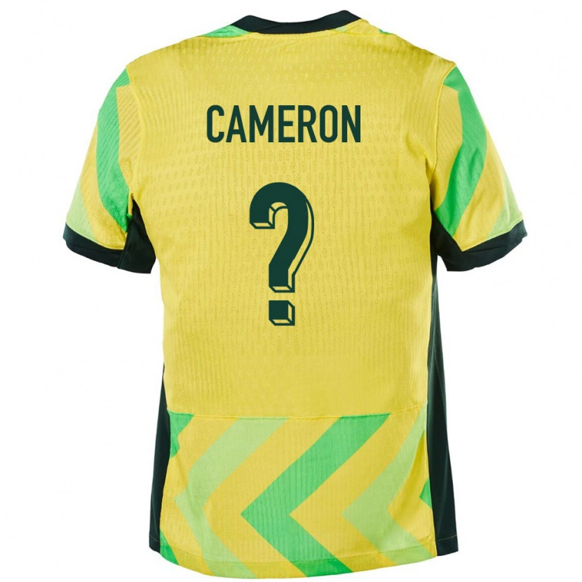 Danxen Barn Australien Jesse Cameron #0 Gyllene Hemmatröja Matchtröjor 24-26 Tröjor T-Tröja