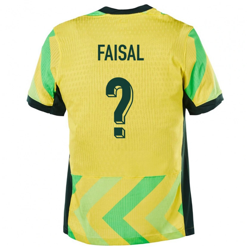 Danxen Barn Australien Abdelelah Faisal #0 Gyllene Hemmatröja Matchtröjor 24-26 Tröjor T-Tröja