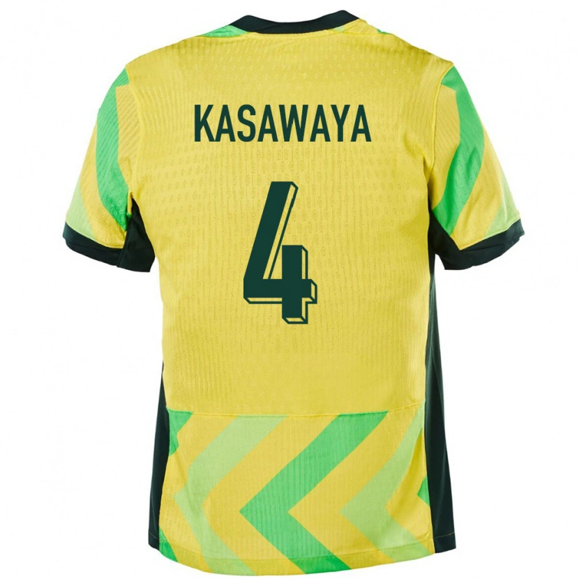 Danxen Barn Australien Pearson Kasawaya #4 Gyllene Hemmatröja Matchtröjor 24-26 Tröjor T-Tröja
