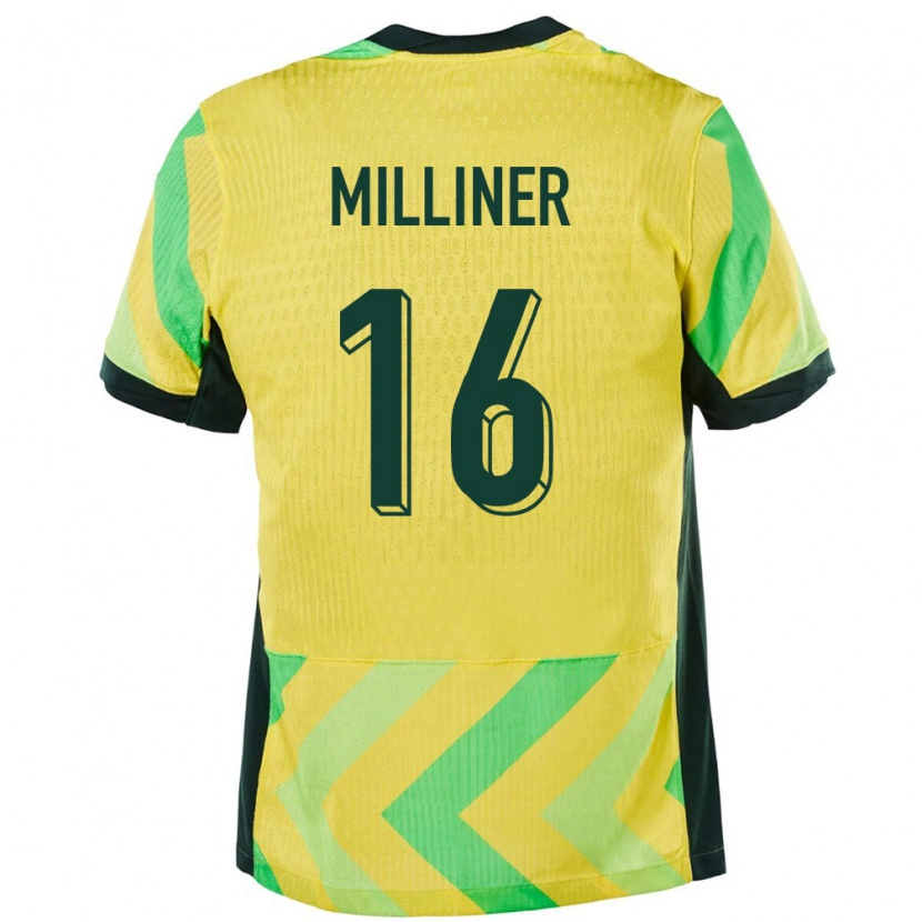 Danxen Barn Australien Miles Milliner #16 Gyllene Hemmatröja Matchtröjor 24-26 Tröjor T-Tröja