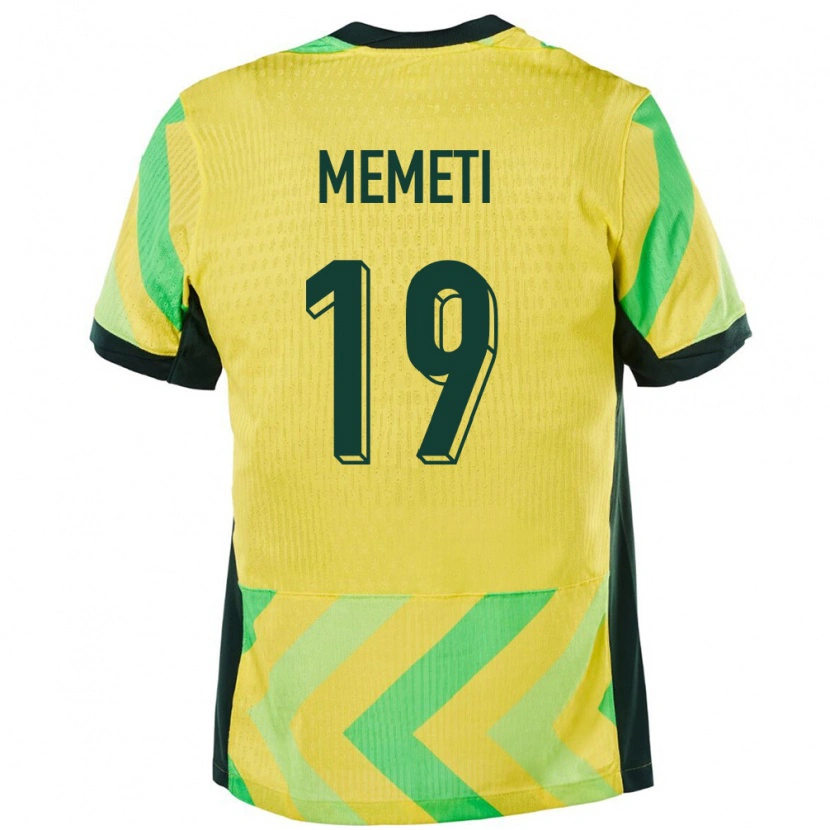 Danxen Barn Australien Medin Memeti #19 Gyllene Hemmatröja Matchtröjor 24-26 Tröjor T-Tröja