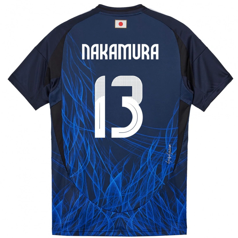 Danxen Barn Japan Keito Nakamura #13 Mörkblå Hemmatröja Matchtröjor 24-26 Tröjor T-Tröja