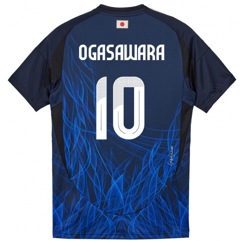 Danxen Barn Japan Hiro Ogasawara #10 Mörkblå Hemmatröja Matchtröjor 24-26 Tröjor T-Tröja