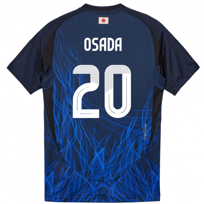 Danxen Barn Japan Towa Osada #20 Mörkblå Hemmatröja Matchtröjor 24-26 Tröjor T-Tröja
