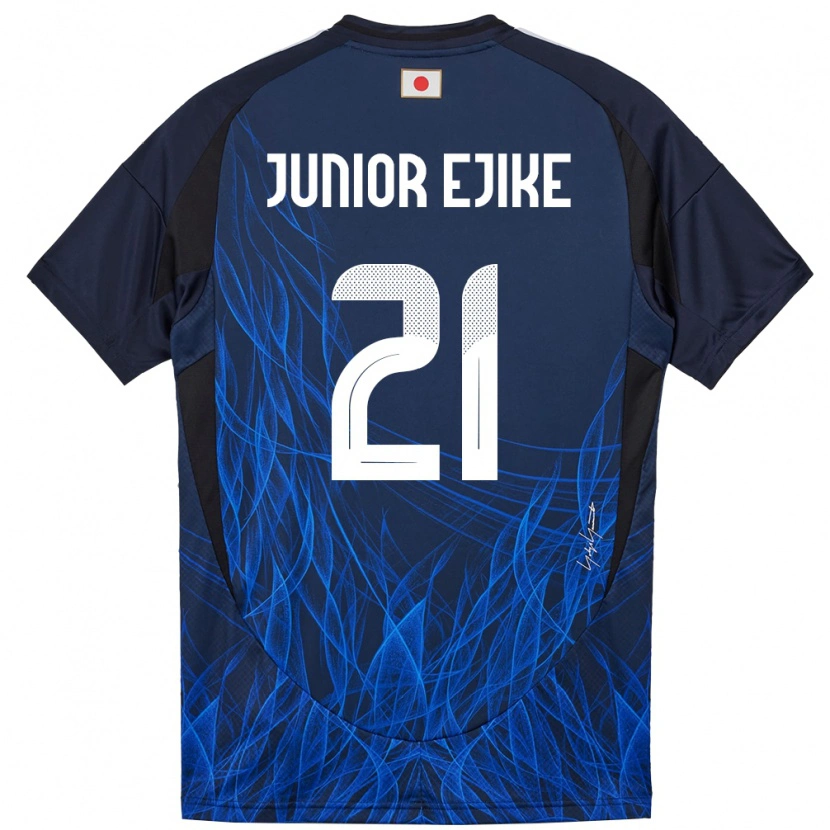 Danxen Barn Japan Ibuki Vincent Junior Ejike #21 Mörkblå Hemmatröja Matchtröjor 24-26 Tröjor T-Tröja