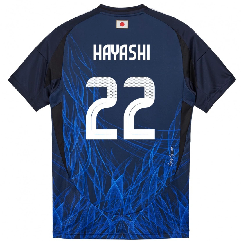 Danxen Barn Japan Sotaro Hayashi #22 Mörkblå Hemmatröja Matchtröjor 24-26 Tröjor T-Tröja