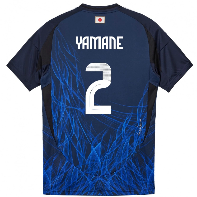 Danxen Barn Japan Miki Yamane #2 Mörkblå Hemmatröja Matchtröjor 24-26 Tröjor T-Tröja