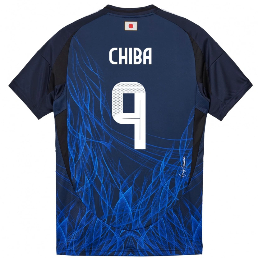 Danxen Barn Japan Kanta Chiba #9 Mörkblå Hemmatröja Matchtröjor 24-26 Tröjor T-Tröja