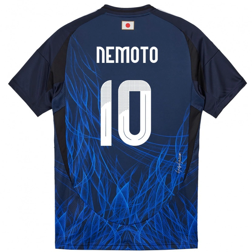 Danxen Barn Japan Kotaro Nemoto #10 Mörkblå Hemmatröja Matchtröjor 24-26 Tröjor T-Tröja