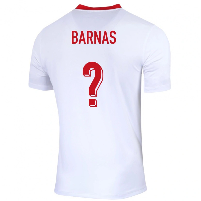 Danxen Barn Polen Fabian Barnas #0 Vit Hemmatröja Matchtröjor 24-26 Tröjor T-Tröja
