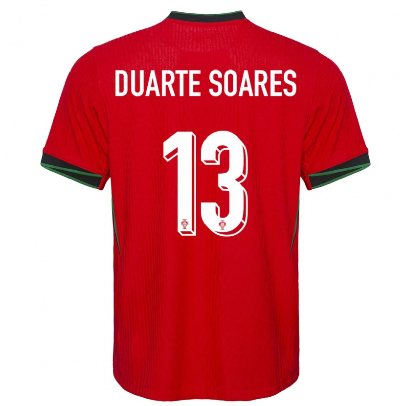 Danxen Barn Portugal Duarte Soares #13 Röd Hemmatröja Matchtröjor 24-26 Tröjor T-Tröja