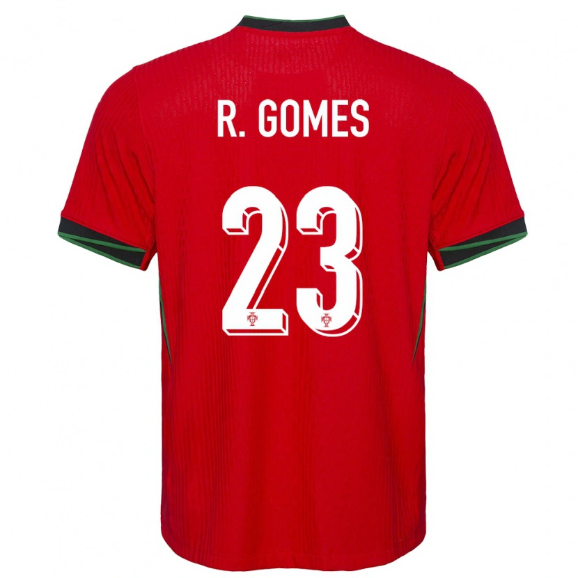 Danxen Barn Portugal Rodrigo Gomes #23 Röd Hemmatröja Matchtröjor 24-26 Tröjor T-Tröja