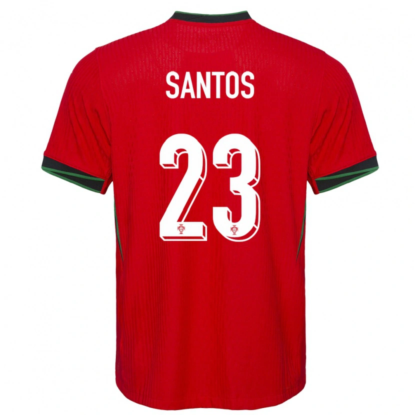 Danxen Barn Portugal Leandro Santos #23 Röd Hemmatröja Matchtröjor 24-26 Tröjor T-Tröja